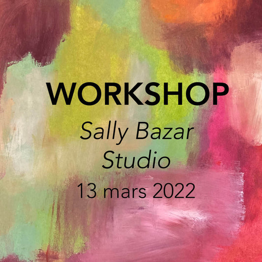 Workshop på Sally Bazar Studio 13 mars 2022
