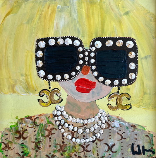 Dam som ser livet från den ljusa sidan