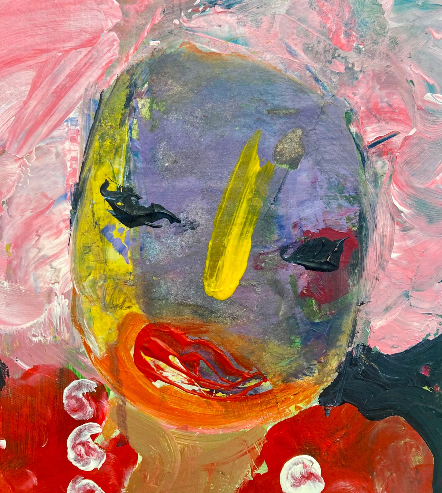 Dam med pärlhalsband