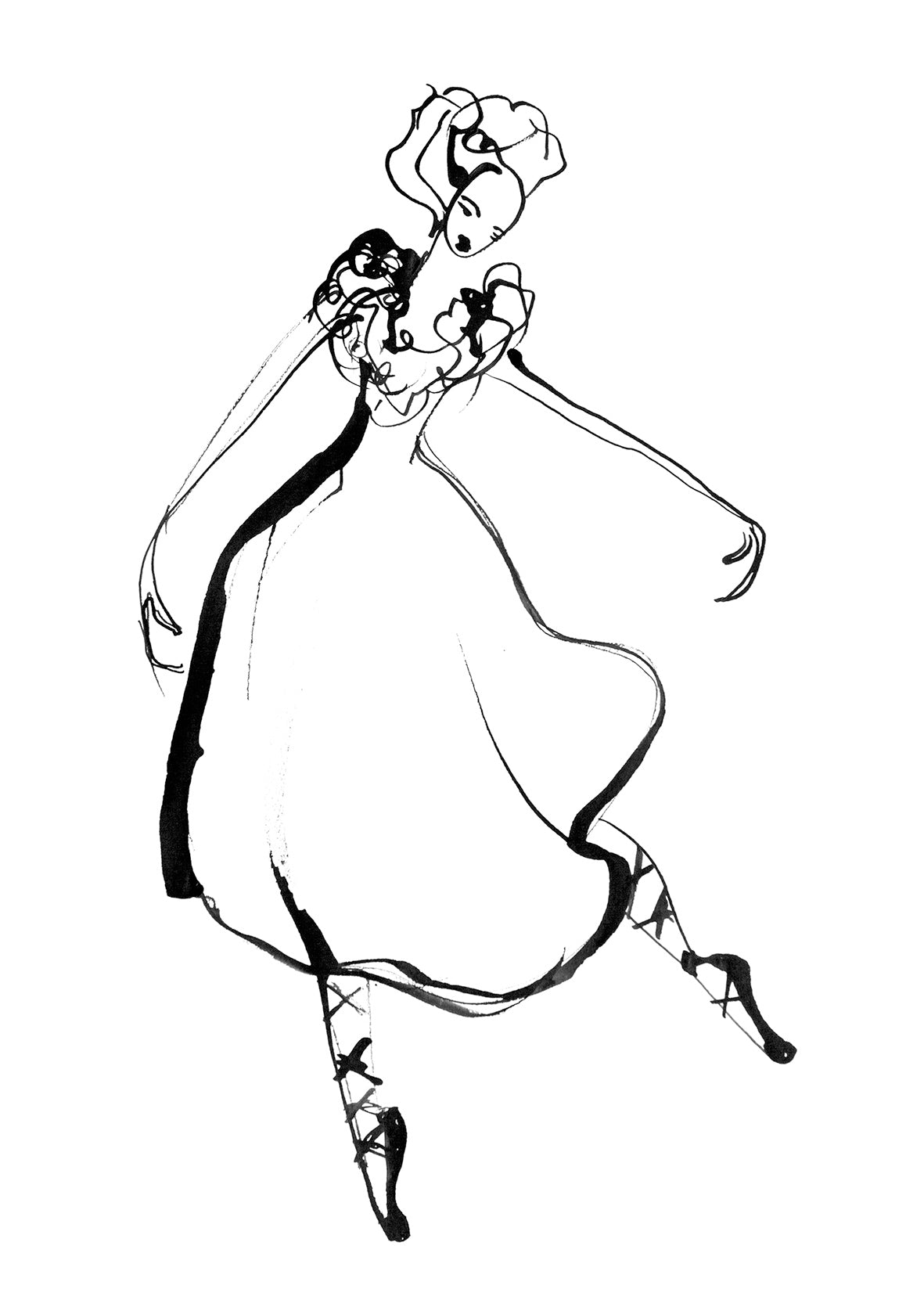 Flying ballerina