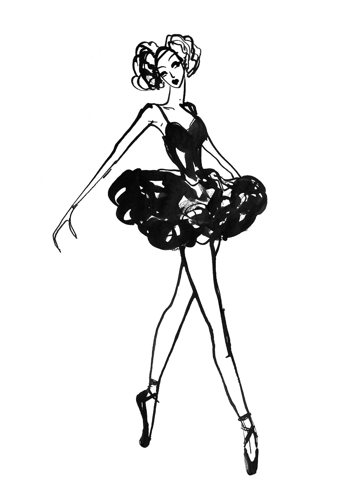 Proud ballerina