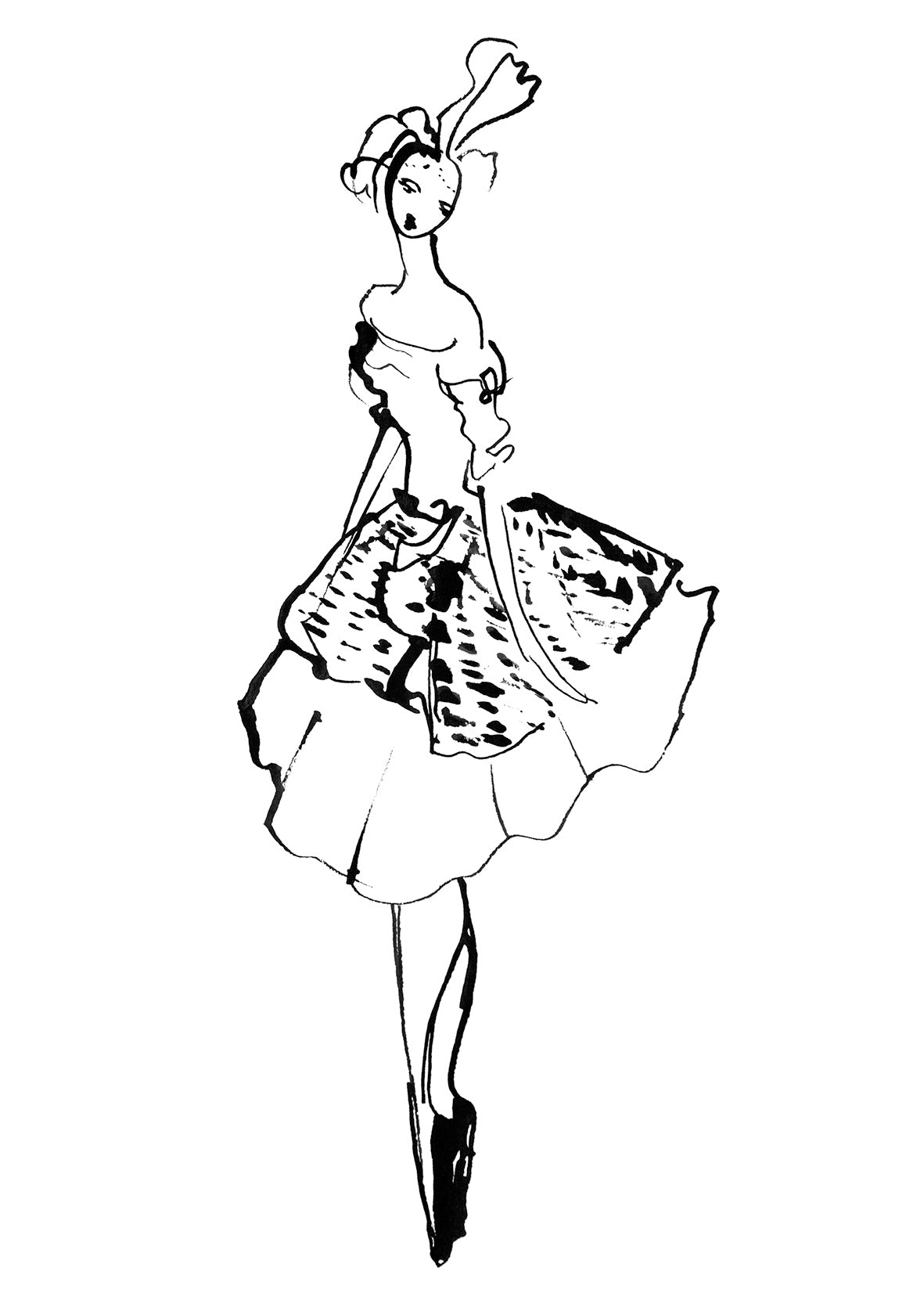 Sad ballerina