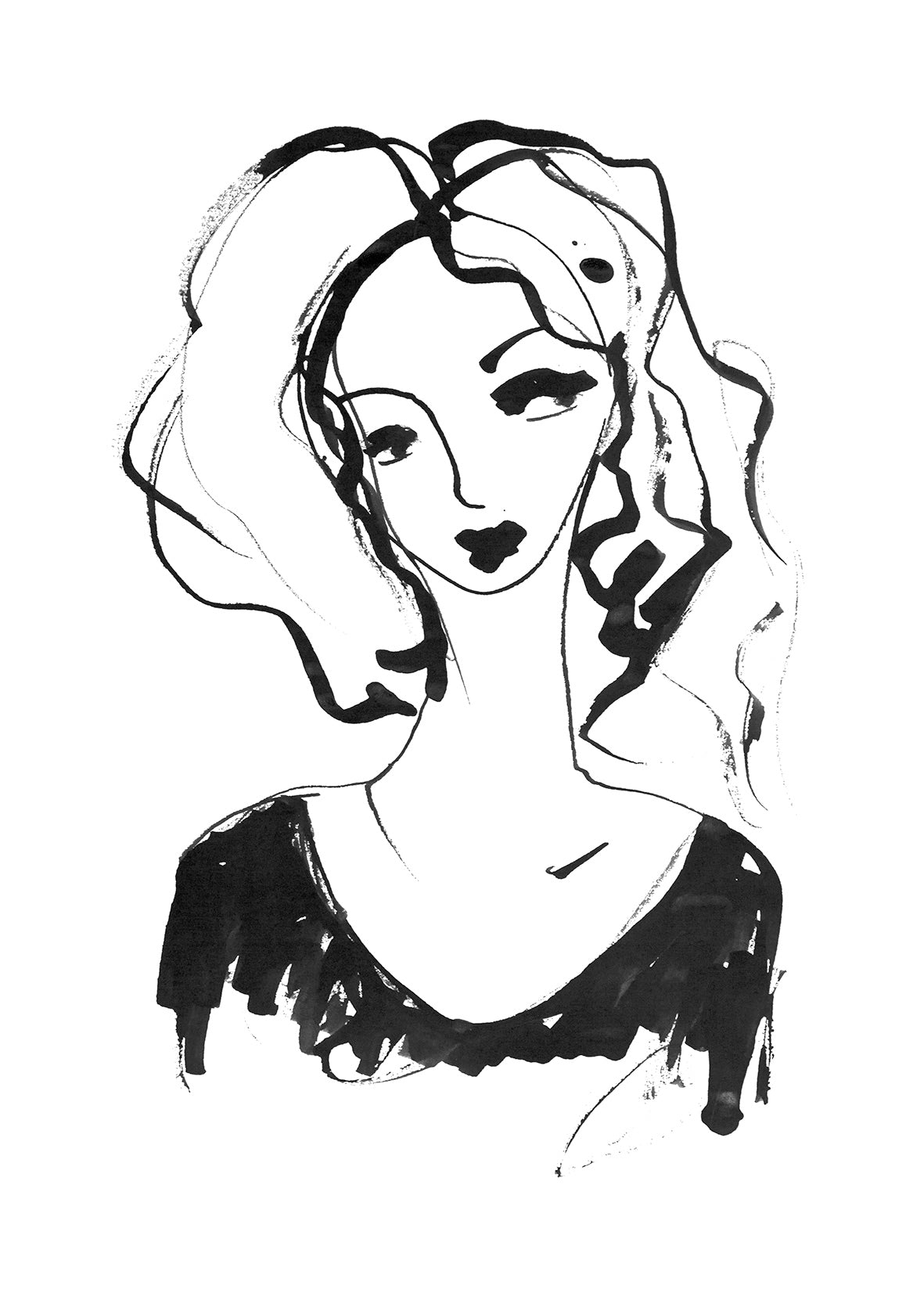 Thinking ballerina