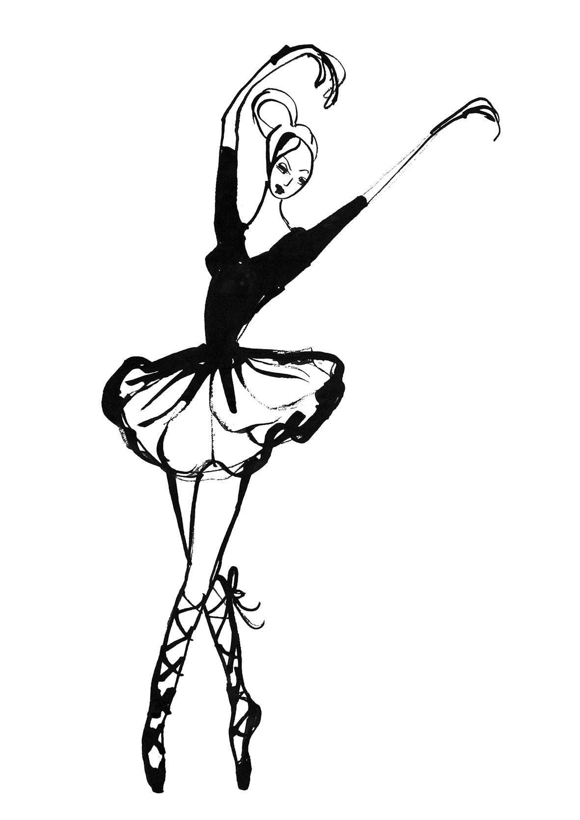 Wavy ballerina