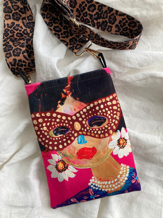 Väska ”Dam med blommiga örhängen”