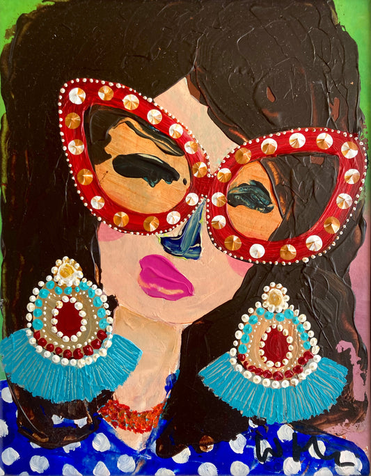 Dam som älskar krims krams