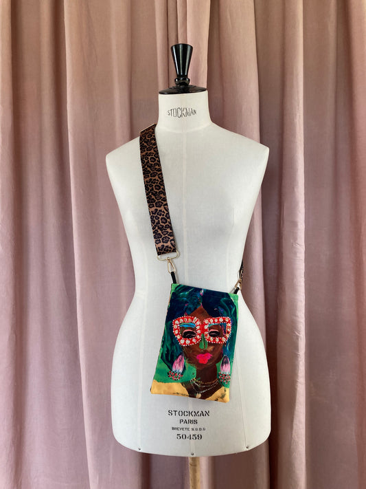 Väska ”Dam en fin vårdag”