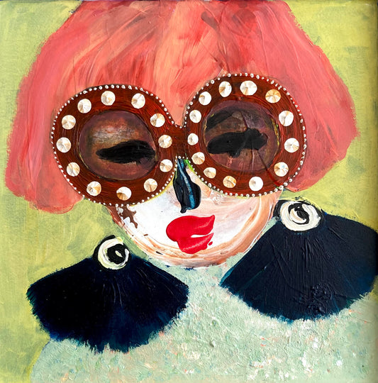 Dam som älskar fluffigt