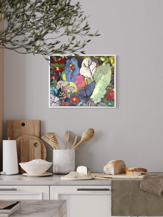 Frukost i trädgården