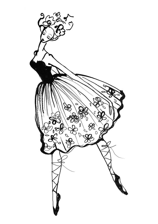 Flower ballerina