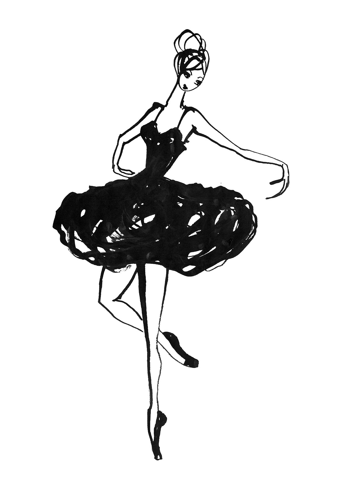 Happy ballerina